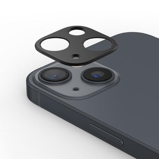 For iPhone 14 Plus Kalebol Metal Hollow Lens Protection Ring(Black) by Kalebol