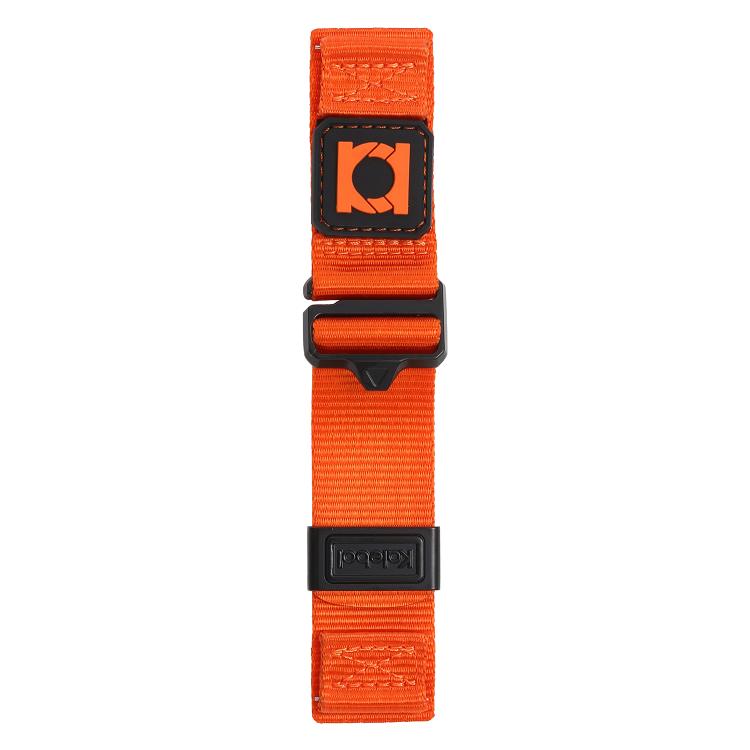 For Apple Watch 46mm / 49mm / 45mm / 44mm Kalebol Braided Nylon Sport Watch Band(Orange) by Kalebol