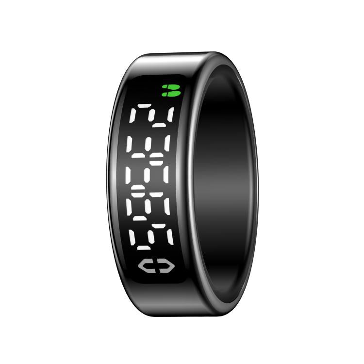 SY01 SIZE 9 Smart Ring, Support Heart Rate / Blood Oxygen / Sleep Monitoring / Multiple Sport Modes(Black) by bashfashion