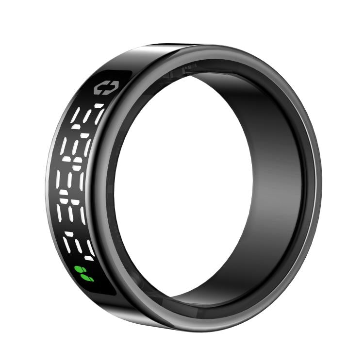 SY01 SIZE 9 Smart Ring, Support Heart Rate / Blood Oxygen / Sleep Monitoring / Multiple Sport Modes(Black) by bashfashion