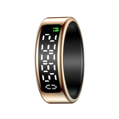 SY01 SIZE 9 Smart Ring, Support Heart Rate / Blood Oxygen / Sleep Monitoring / Multiple Sport Modes(Rose Gold) by bashfashion