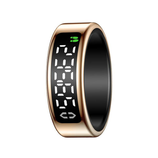 SY01 SIZE 9 Smart Ring, Support Heart Rate / Blood Oxygen / Sleep Monitoring / Multiple Sport Modes(Rose Gold) by bashfashion