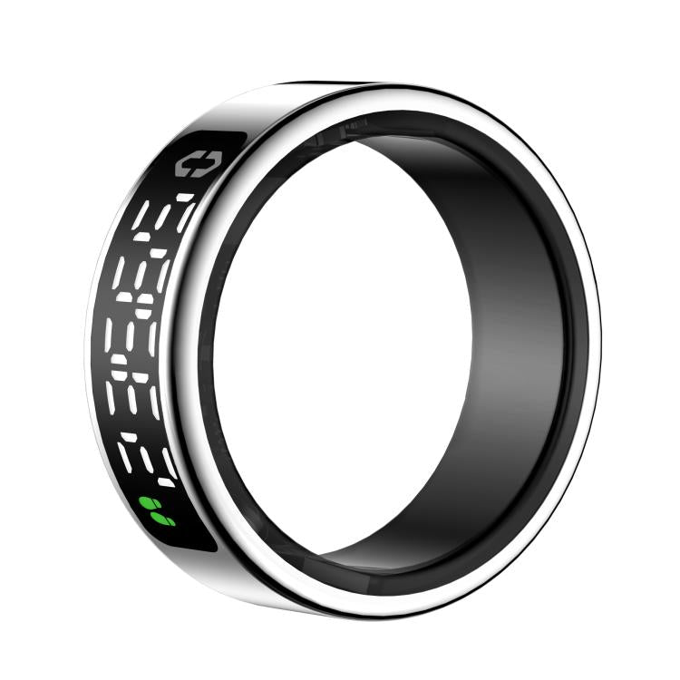 SY01 SIZE 9 Smart Ring, Support Heart Rate / Blood Oxygen / Sleep Monitoring / Multiple Sport Modes(Silver) by bashfashion