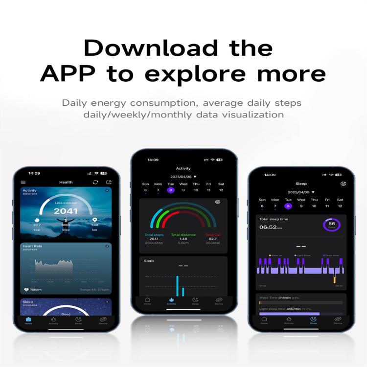 SY01 SIZE 9 Smart Ring, Support Heart Rate / Blood Oxygen / Sleep Monitoring / Multiple Sport Modes(Black) by bashfashion