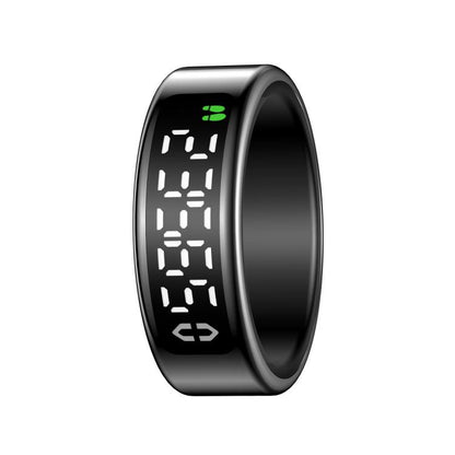 SY01 SIZE 10 Smart Ring, Support Heart Rate / Blood Oxygen / Sleep Monitoring / Multiple Sport Modes(Black) by bashfashion