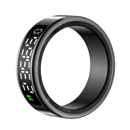 SY01 SIZE 11 Smart Ring, Support Heart Rate / Blood Oxygen / Sleep Monitoring / Multiple Sport Modes(Black) by bashfashion