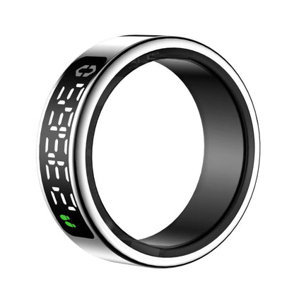 SY01 SIZE 12 Smart Ring, Support Heart Rate / Blood Oxygen / Sleep Monitoring / Multiple Sport Modes(Silver) by bashfashion