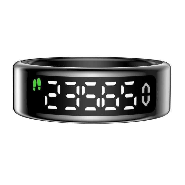 SY01 SIZE 13 Smart Ring, Support Heart Rate / Blood Oxygen / Sleep Monitoring / Multiple Sport Modes(Black) by bashfashion