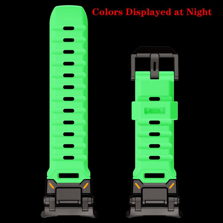 For Samsung Galaxy Watch Ultra 47mm / Ultra 2025 Explorer Metal Head Fluororubber Watch Band(Black White) by bashfashion