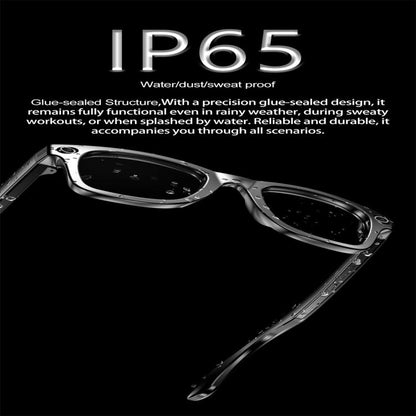 W600 Smart Glasses, Support AI Conversation / AI Photo Recognition / Bluetooth Call(White) by bashfashion