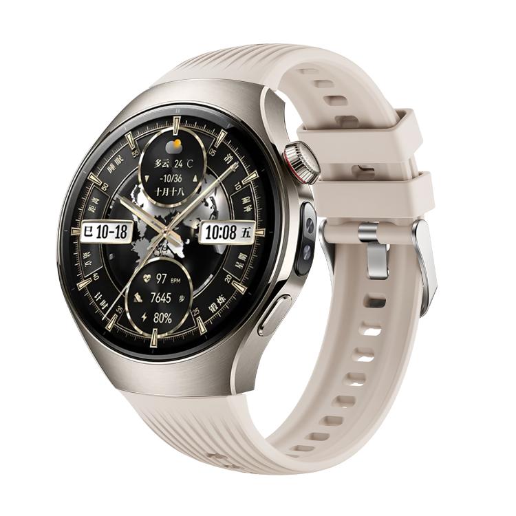 For Huawei Watch 5 46mm Vertical Silicone Watch Band(Starlight) by bashfashion