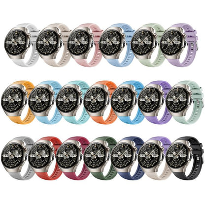 For Huawei Watch 5 46mm Vertical Silicone Watch Band(Starlight Purple) by bashfashion