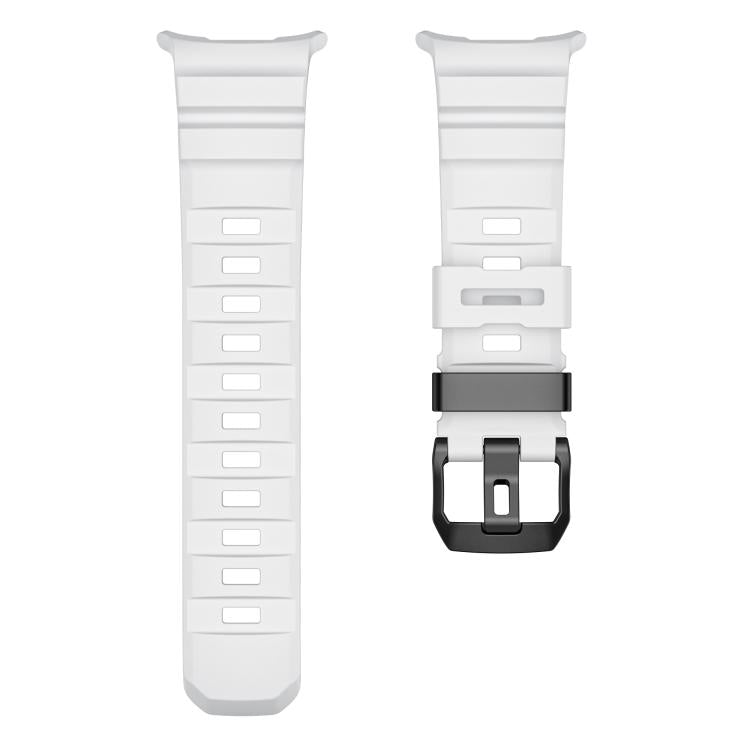 For Samsung Galaxy Watch Ultra 47mm / Ultra 2025 Wild Trail Silicone Sports Watch Band(White) by bashfashion