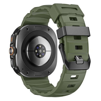 For Samsung Galaxy Watch Ultra 47mm / Ultra 2025 Wild Trail Silicone Sports Watch Band(Green) by bashfashion