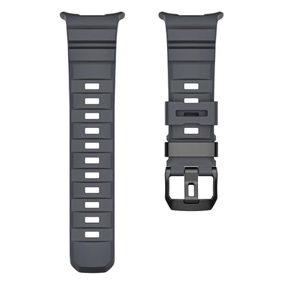 For Samsung Galaxy Watch Ultra 47mm / Ultra 2025 Wild Trail Silicone Sports Watch Band(Charcoal Black) by bashfashion