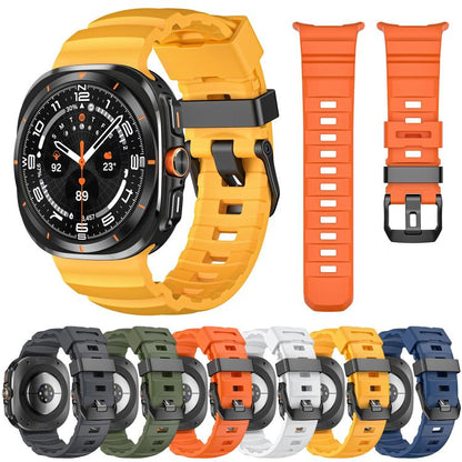 For Samsung Galaxy Watch Ultra 47mm / Ultra 2025 Wild Trail Silicone Sports Watch Band(Green) by bashfashion