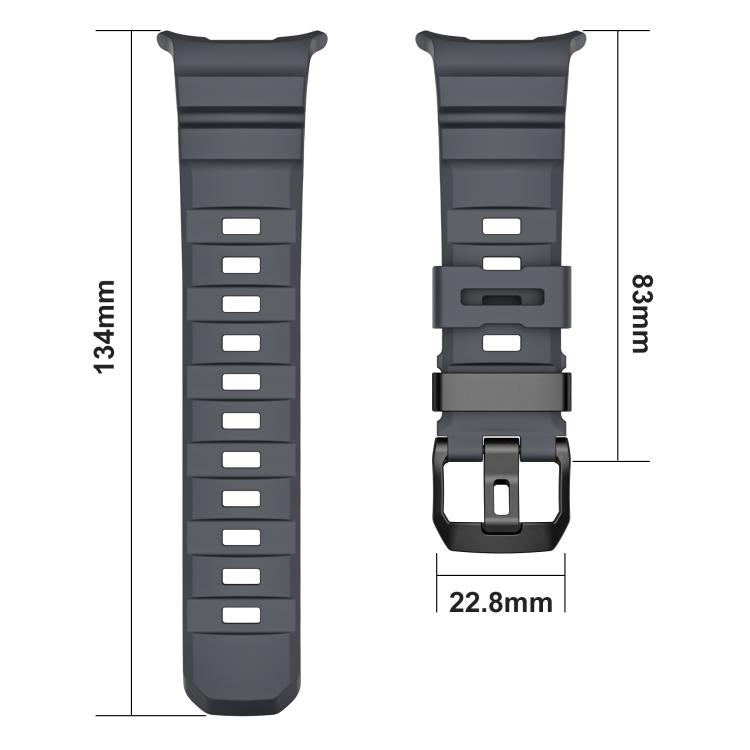 For Samsung Galaxy Watch Ultra 47mm / Ultra 2025 Wild Trail Silicone Sports Watch Band(White) by bashfashion