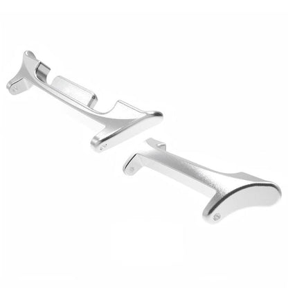 For Samsung Galaxy Watch Ultra 2025 20mm One Pair Metal Head Watch Band Connector(Silver) by bashfashion