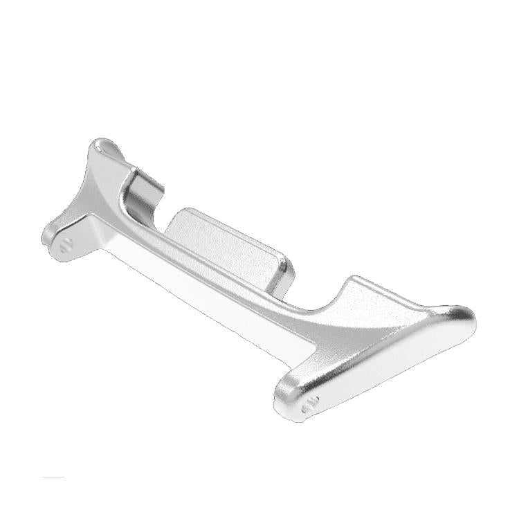 For Samsung Galaxy Watch Ultra 2025 20mm One Pair Metal Head Watch Band Connector(Silver) by bashfashion
