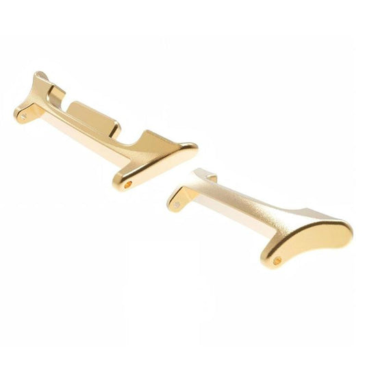 For Samsung Galaxy Watch Ultra 2025 20mm One Pair Metal Head Watch Band Connector(Gold) by bashfashion
