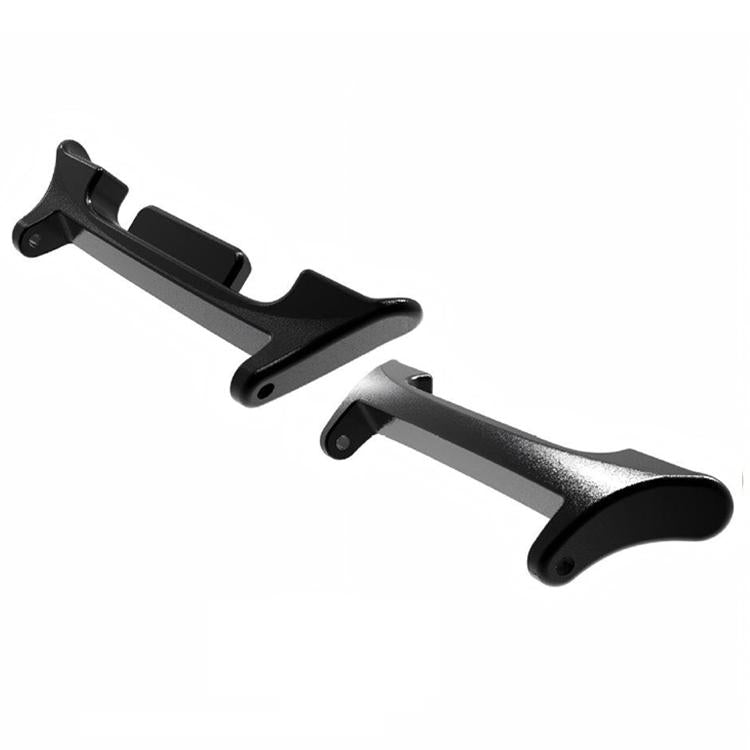 For Samsung Galaxy Watch Ultra 2025 22mm One Pair Metal Head Watch Band Connector(Black) by bashfashion