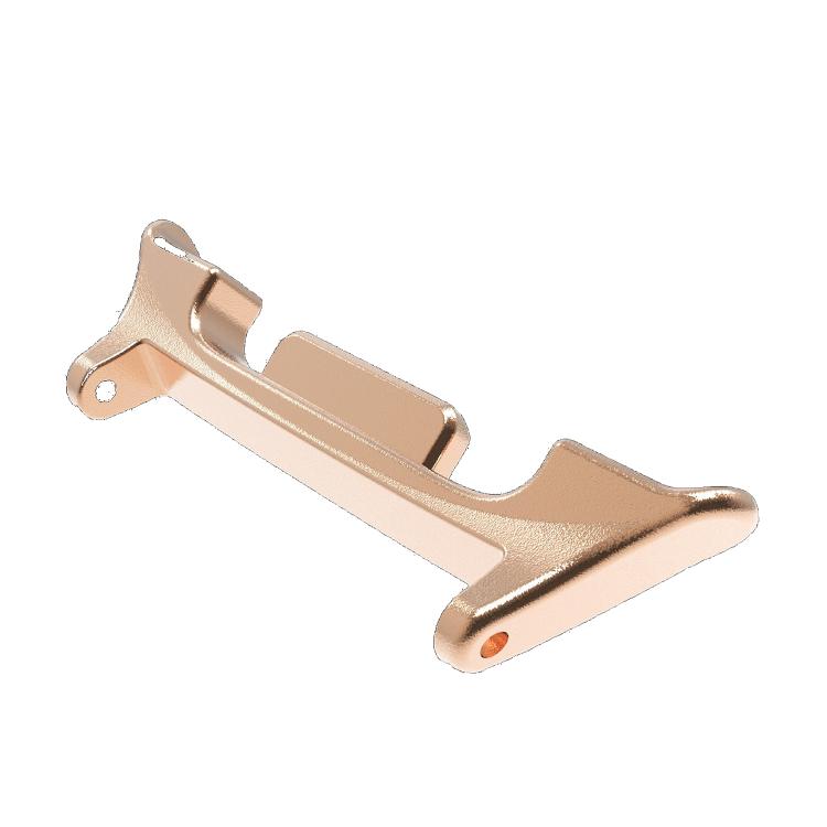 For Samsung Galaxy Watch Ultra 2025 22mm One Pair Metal Head Watch Band Connector(Rose Gold) by bashfashion