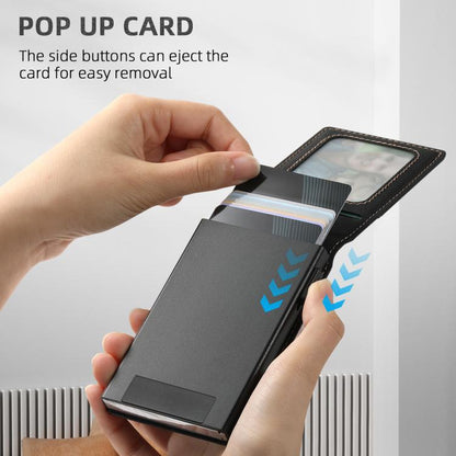 For Google Pixel 8 Suteni H19 Litchi Grain 2-in-1 Removable Card Box Back Phone Case(Black) by Suteni