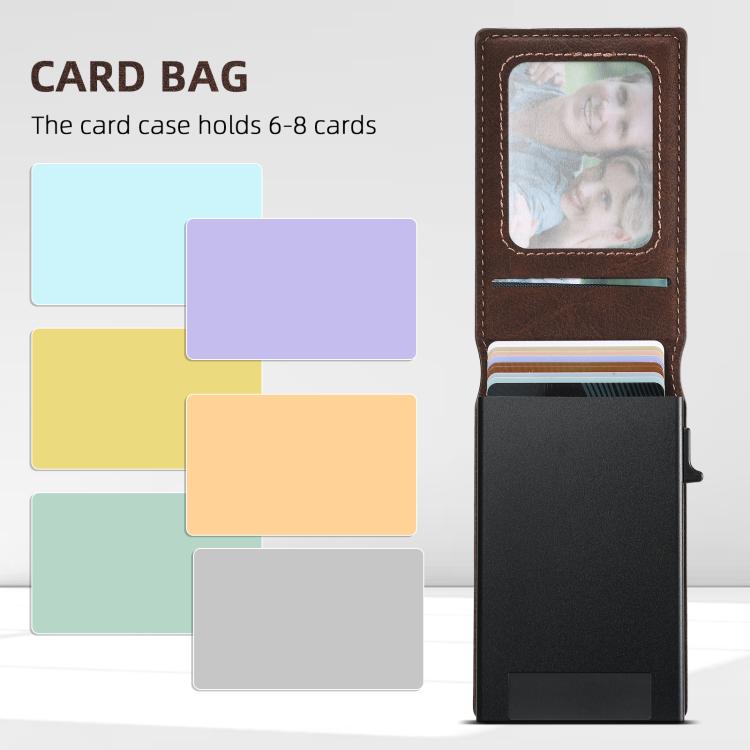 For Google Pixel 7a Suteni H19 Litchi Grain 2-in-1 Removable Card Box Back Phone Case(Brown) by Suteni