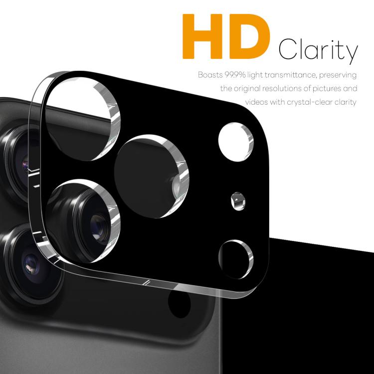 For iPhone 17 Pro Max NORTHJO Camera Lens Protector 3D HD Tempered Glass Film(Black) by NORTHJO