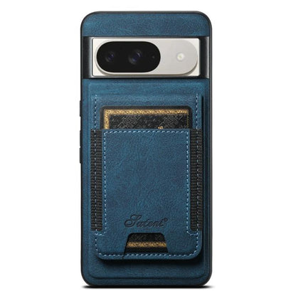 For Google Pixel 10 Pro XL Suteni H17 Litchi Texture Leather Magnetic Detachable Wallet Phone Case(Blue) by Suteni