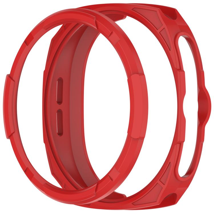 For Samsung Galaxy Watch8 Classic 46mm Hollow Armor Protector TPU Watch Protective Cover(Red) by bashfashion