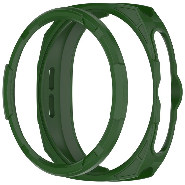 For Samsung Galaxy Watch8 Classic 46mm Hollow Armor Protector TPU Watch Protective Cover(Green) by bashfashion