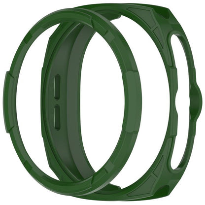 For Samsung Galaxy Watch8 Classic 46mm Hollow Armor Protector TPU Watch Protective Cover(Green) by bashfashion