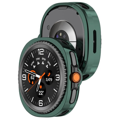 For Samsung Galaxy Watch8 Classic / Ultra 2 Electroplated TPU Watch Protective Case(Green) by bashfashion