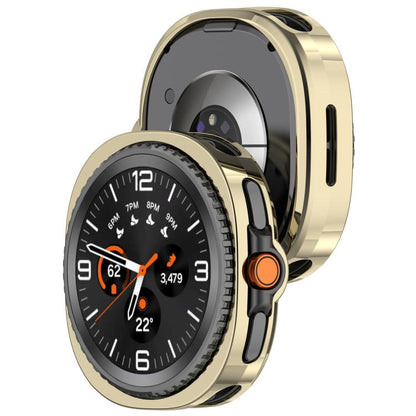 For Samsung Galaxy Watch8 Classic / Ultra 2 Electroplated TPU Watch Protective Case(Gold) by bashfashion