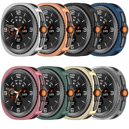 For Samsung Galaxy Watch8 Classic / Ultra 2 Electroplated TPU Watch Protective Case(Black) by bashfashion