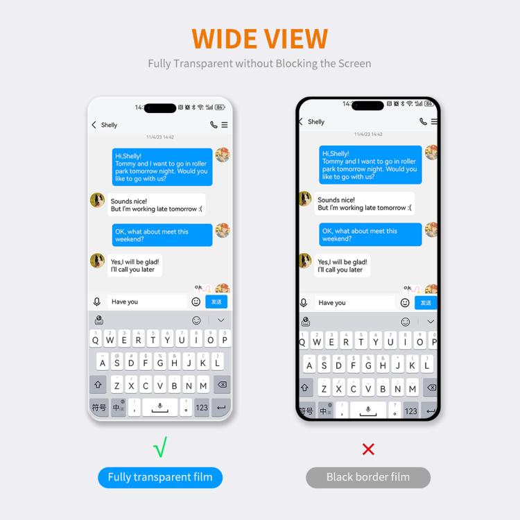 For iPhone 17 Pro Max ENKAY Thickened Glue No White Edge 9H Big Arc Edge High Aluminum-silicon Tempered Glass Film by ENKAY