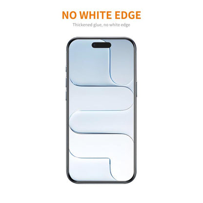For iPhone Air ENKAY Thickened Glue No White Edge 9H Big Arc Edge High Aluminum-silicon Tempered Glass Film by ENKAY