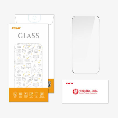 For iPhone Air ENKAY Thickened Glue No White Edge 9H Big Arc Edge High Aluminum-silicon Tempered Glass Film by ENKAY