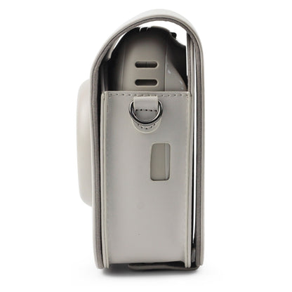 Full Body Camera PU Leather Case Bag with Strap for Fujifilm Instax Square SQ20(White) by bashfashion