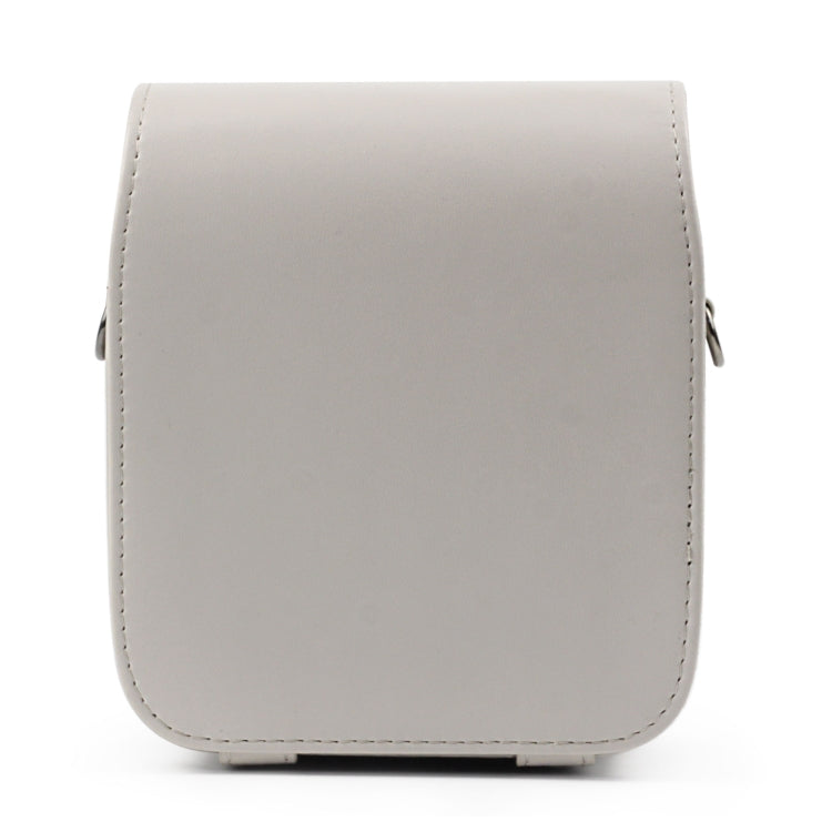 Full Body Camera PU Leather Case Bag with Strap for Fujifilm Instax Square SQ20(White) by bashfashion