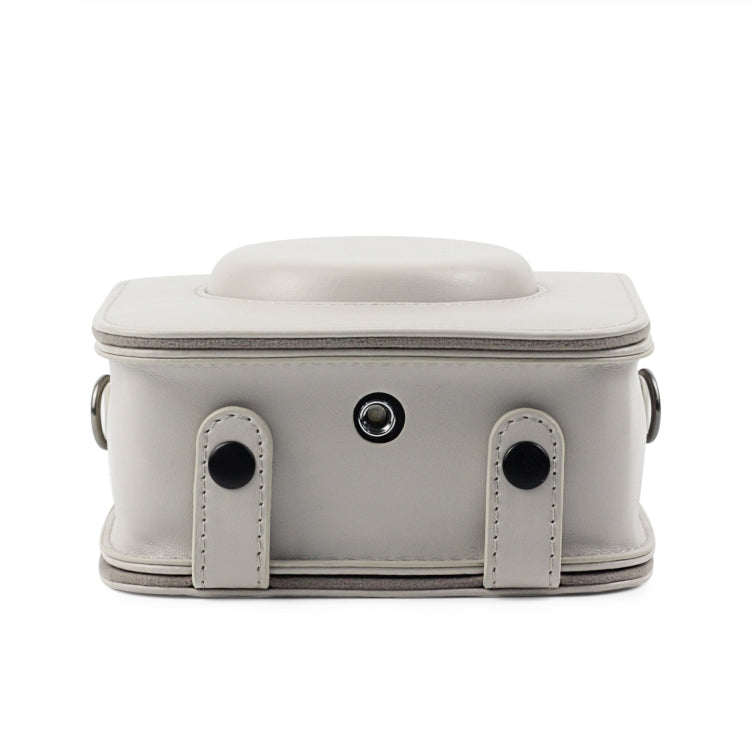 Full Body Camera PU Leather Case Bag with Strap for Fujifilm Instax Square SQ20(White) by bashfashion