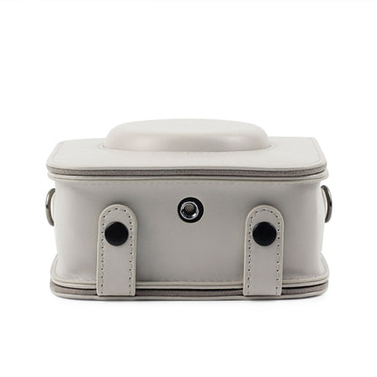 Full Body Camera PU Leather Case Bag with Strap for Fujifilm Instax Square SQ20(White) by bashfashion