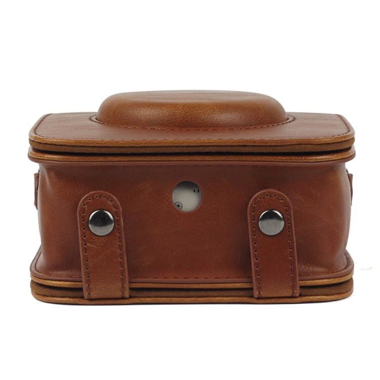 Full Body Camera PU Leather Case Bag with Strap for Fujifilm Instax Square SQ20(Brown) by bashfashion