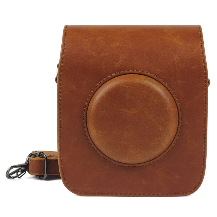Full Body Camera PU Leather Case Bag with Strap for Fujifilm Instax Square SQ20(Brown) by bashfashion