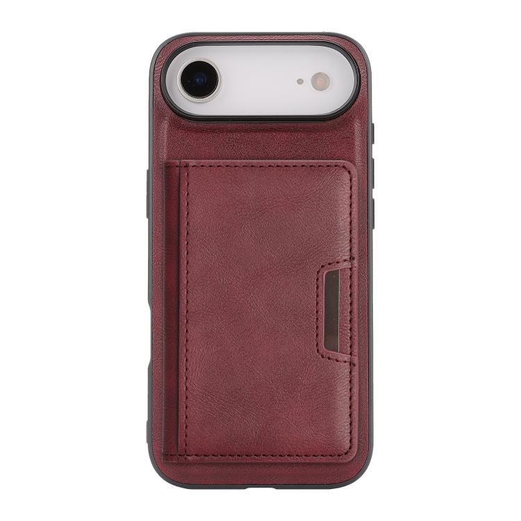 For iPhone Air Kalebol Strong MagSafe Magnetic Two-Fold Card Bag Leather Phone Case(Red) by Kalebol
