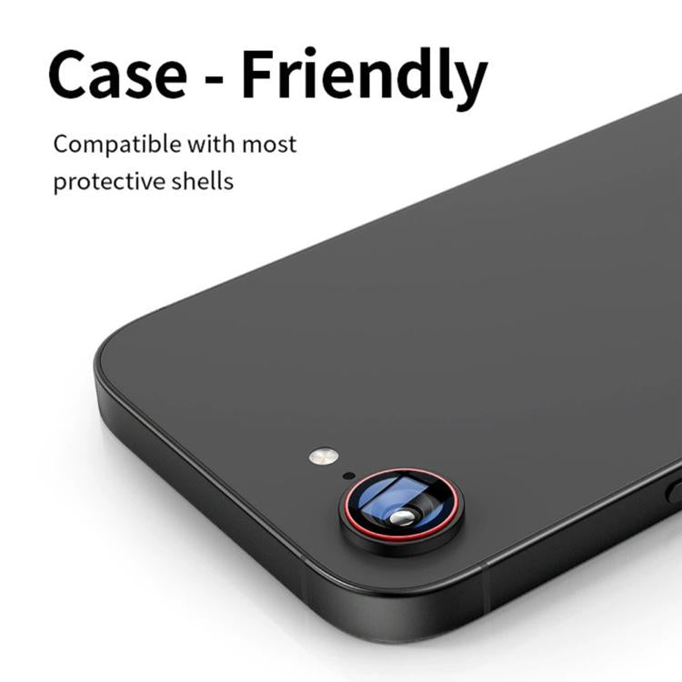 For iPhone 16e Kalebol Precise Alignment Stepped Eagle Eye Metal Lens Film(White) by Kalebol