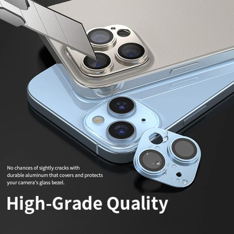 For iPhone 16 Pro Kalebol Precise Alignment Stepped Eagle Eye Metal Lens Film(Silver) by Kalebol