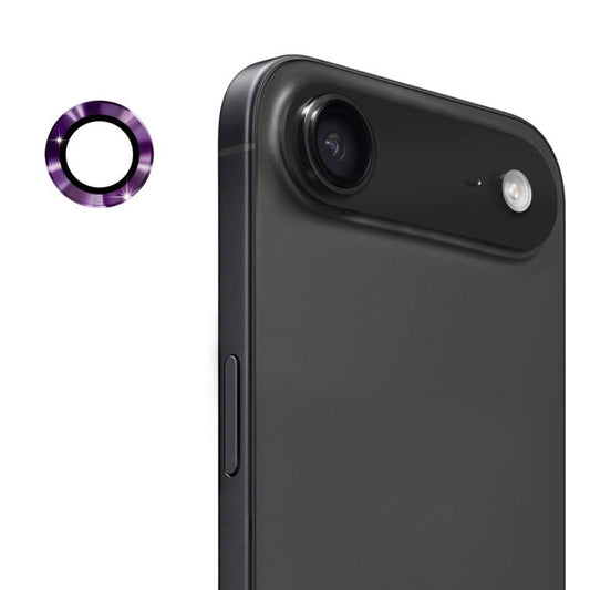 For iPhone Air ENKAY 9H Rear Lens Aluminium Alloy Tempered Glass Film(Dark Purple) by ENKAY