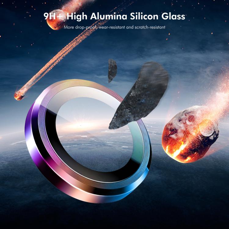 For iPhone Air ENKAY 9H Rear Lens Aluminium Alloy Tempered Glass Film(Black) by ENKAY